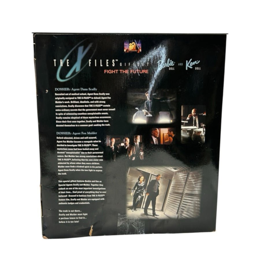 1998 Barbie Ken X-Files Scully Mulder Gift Set Collector #19630 Mattel NRFB | Finer Things Resale