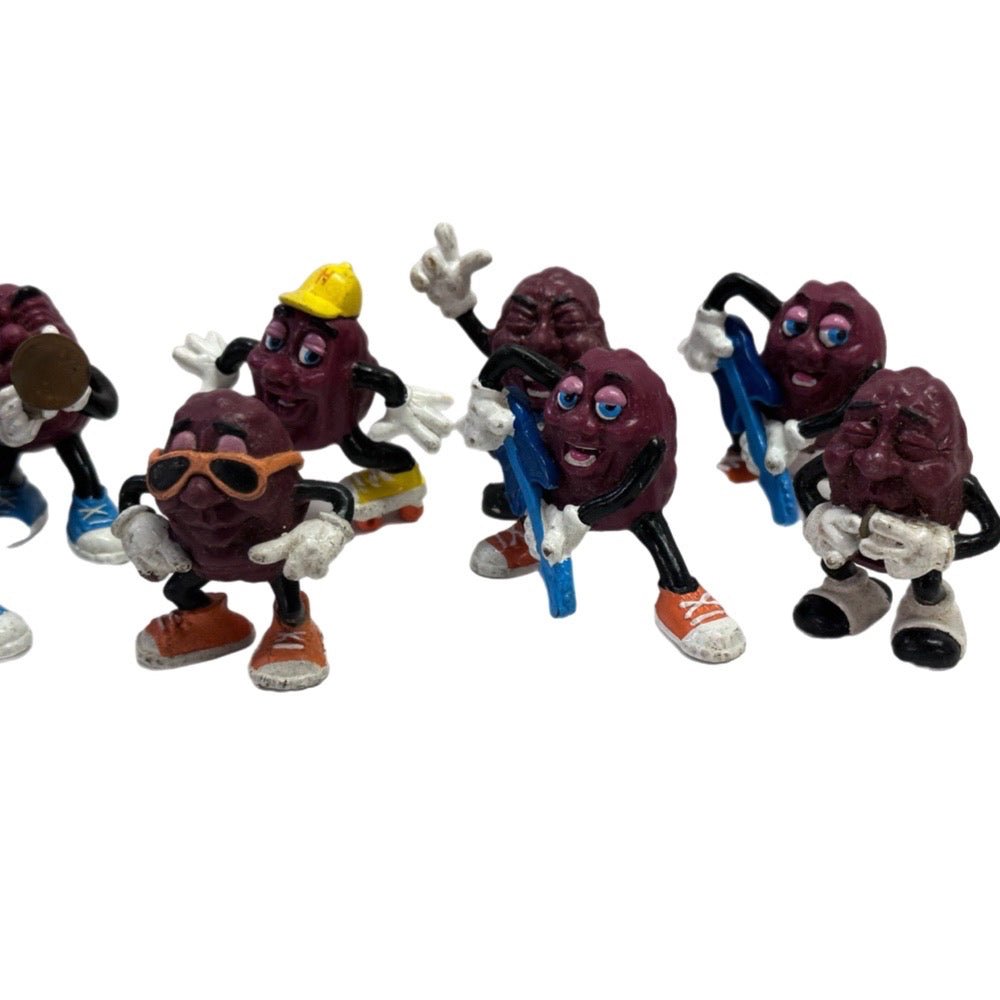 California Raisins action figures Lot of 12 Applause Hardees VINTAGE 1980's | Finer Things Resale
