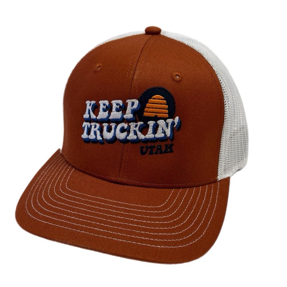 Keep Truckin' Utah Mesh Trucker Hat NWT!