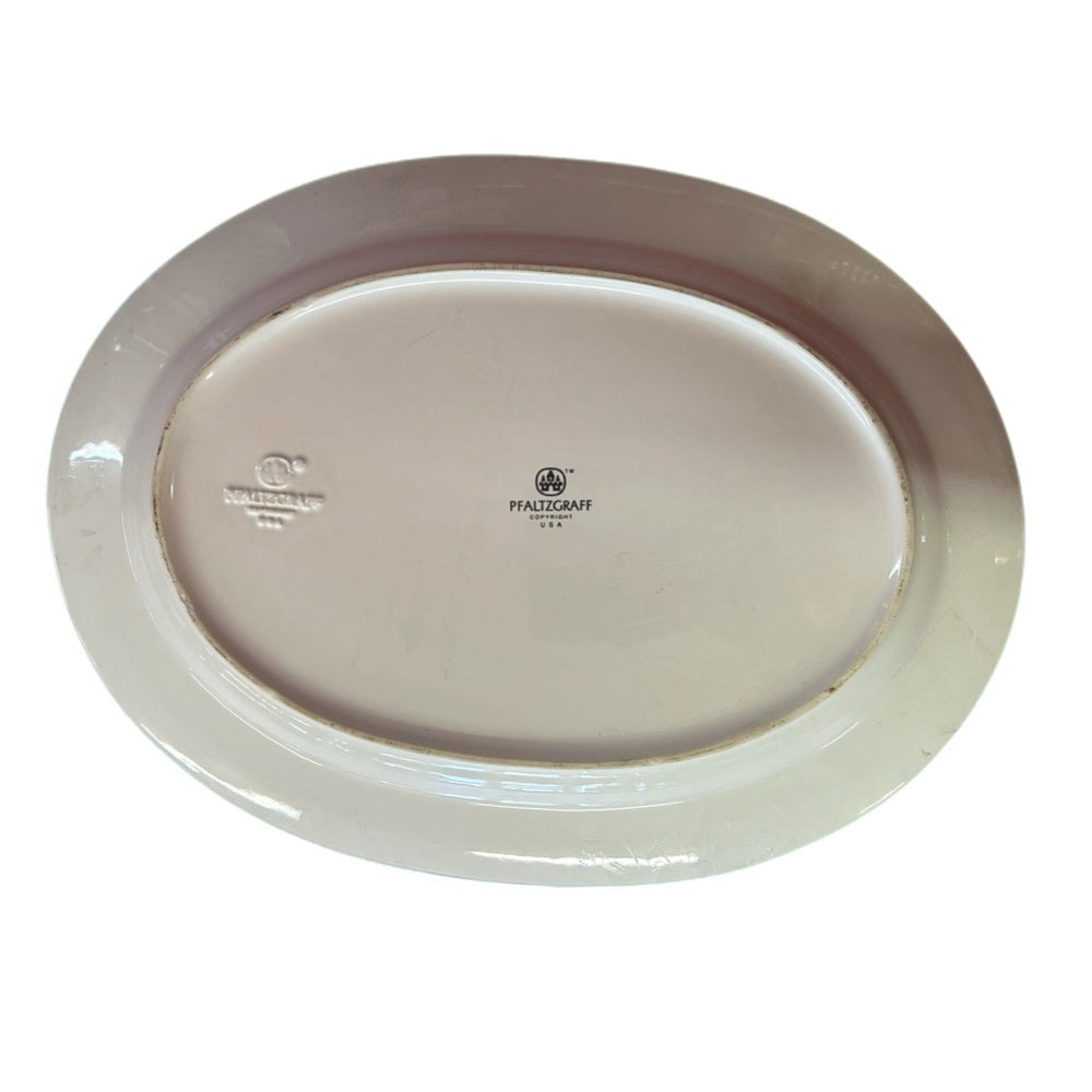 Pfaltzgraff Wyndham 14" oval serving platter REPLACEMENT VINTAGE 1990's | Finer Things Resale