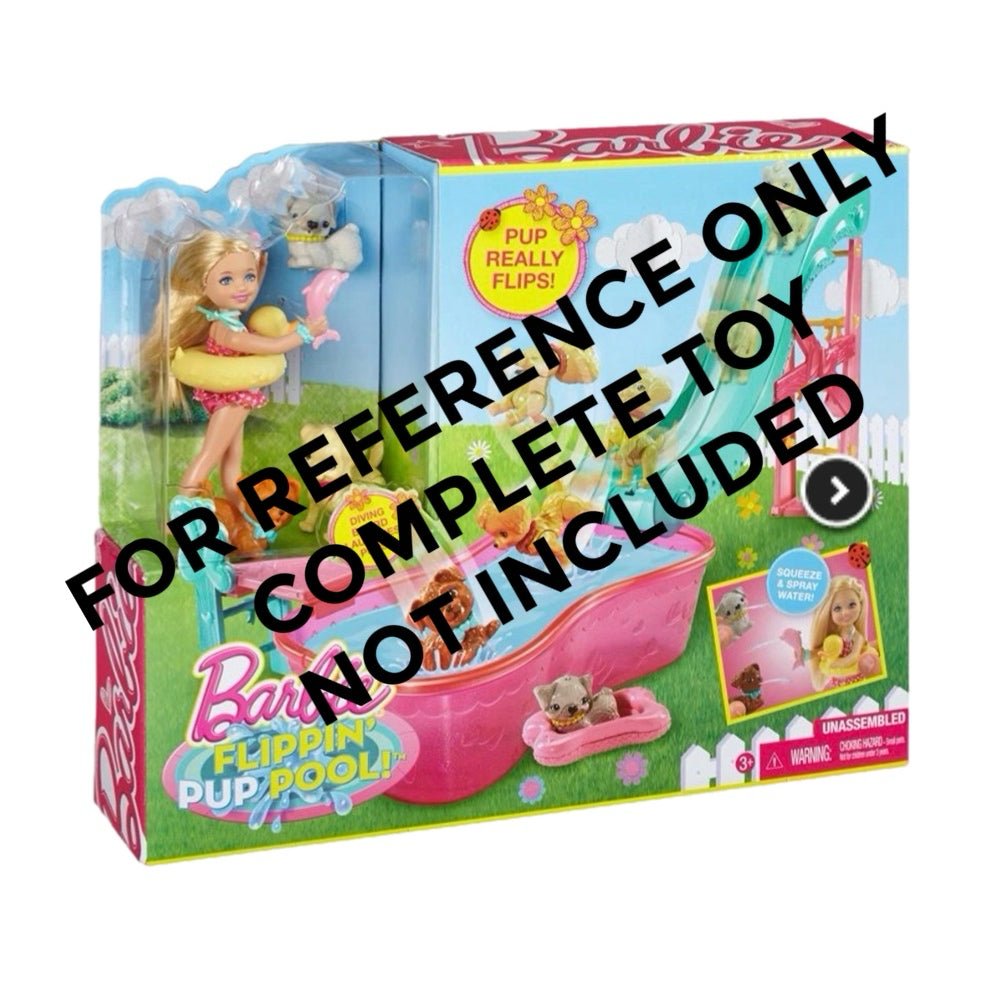 Barbie Chelsea Flippin Pup Pool REPLACEMENT slide Mattel BLL48 2014 | Finer Things Resale