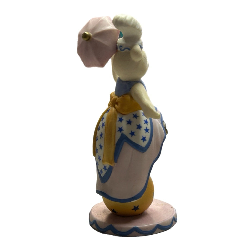 avon magnificent circus bears bettina ballerina porcelain figure vintage 1993