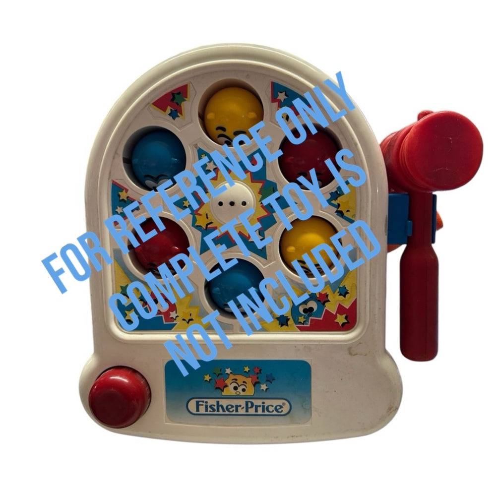 Fisher Price Pop Up Whackaroos Whack a Mole REPLACEMENT battery cover VTG 1972