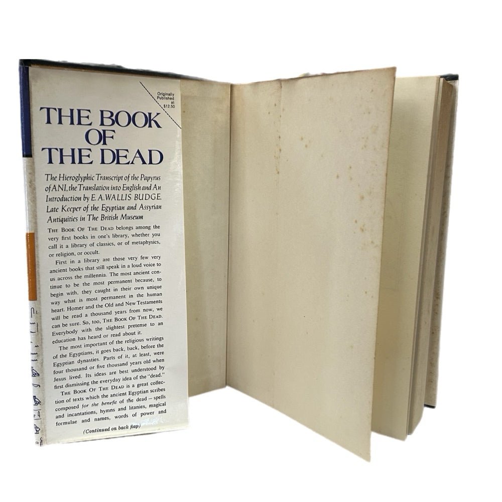 The Book of the Dead The Hieroglyphic Transcript EA Wallis Budge 1960 HB DJ | Finer Things Resale