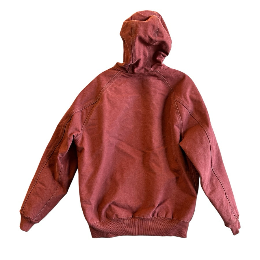 Carhartt Red Sand Women's Active Jacket Coat Quilted Hoodie SIZE LARGE VINTAGE | Finer Things Resale
