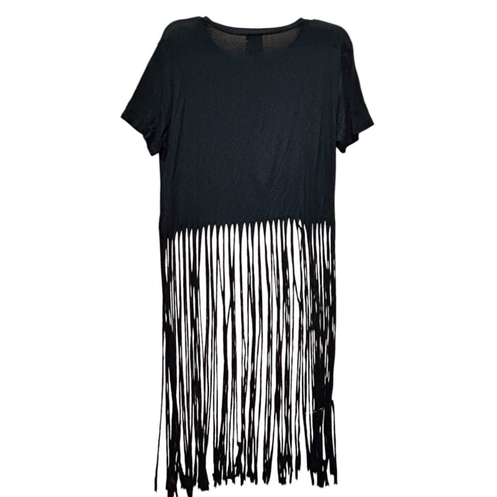 Dope Chick Lips retro short sleeve fringe t-shirt  Popular Sport SIZE LARGE | Finer Things Resale