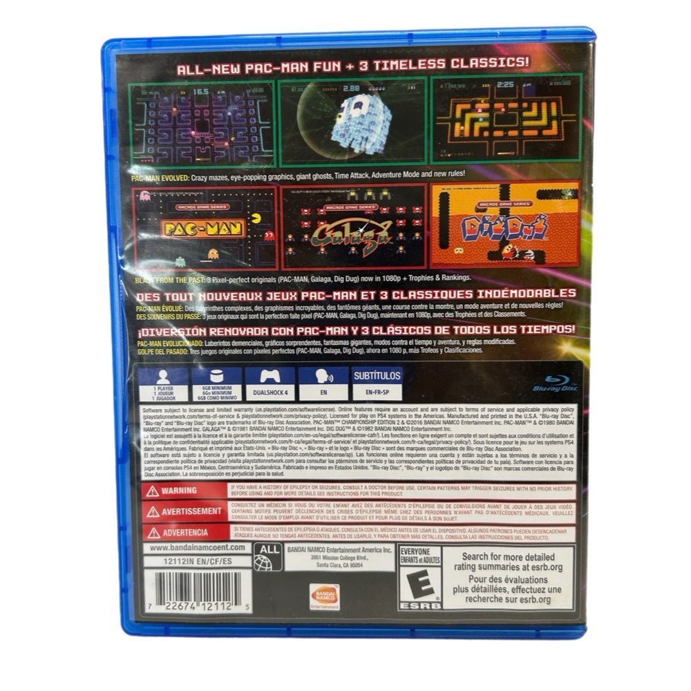 Pac-Man Championship Edition + Galaga + Dig Dug Arcade game Sony Playstation 4 | Finer Things Resale