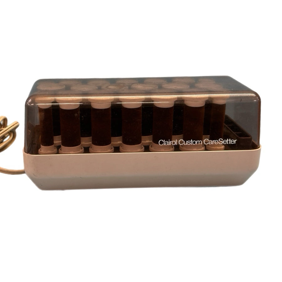 Clairol Custom CareSetter Flocked Velvet Hair Hot Rollers KF-20 VINTAGE 1980's | Finer Things Resale