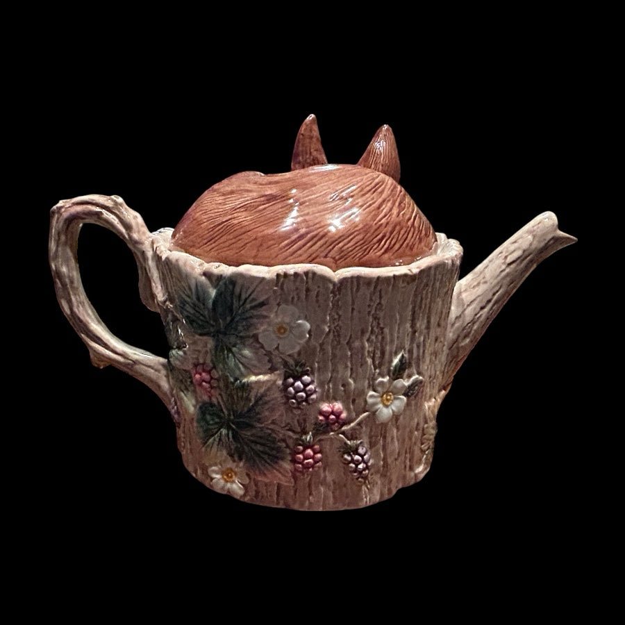 Fitz & Floyd Wild Berries Reynard Fox Woodlands Teapot 42 oz VINTAGE 1990 | Finer Things Resale