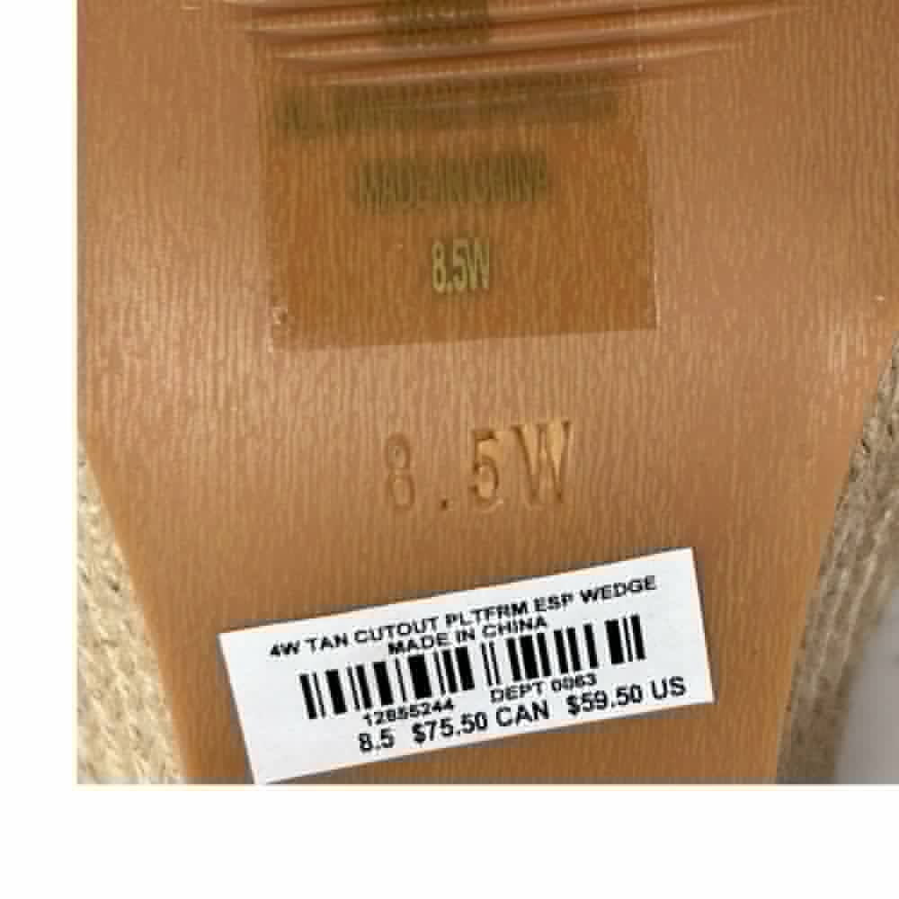 torrid cutout espadrille platform sandals size 8