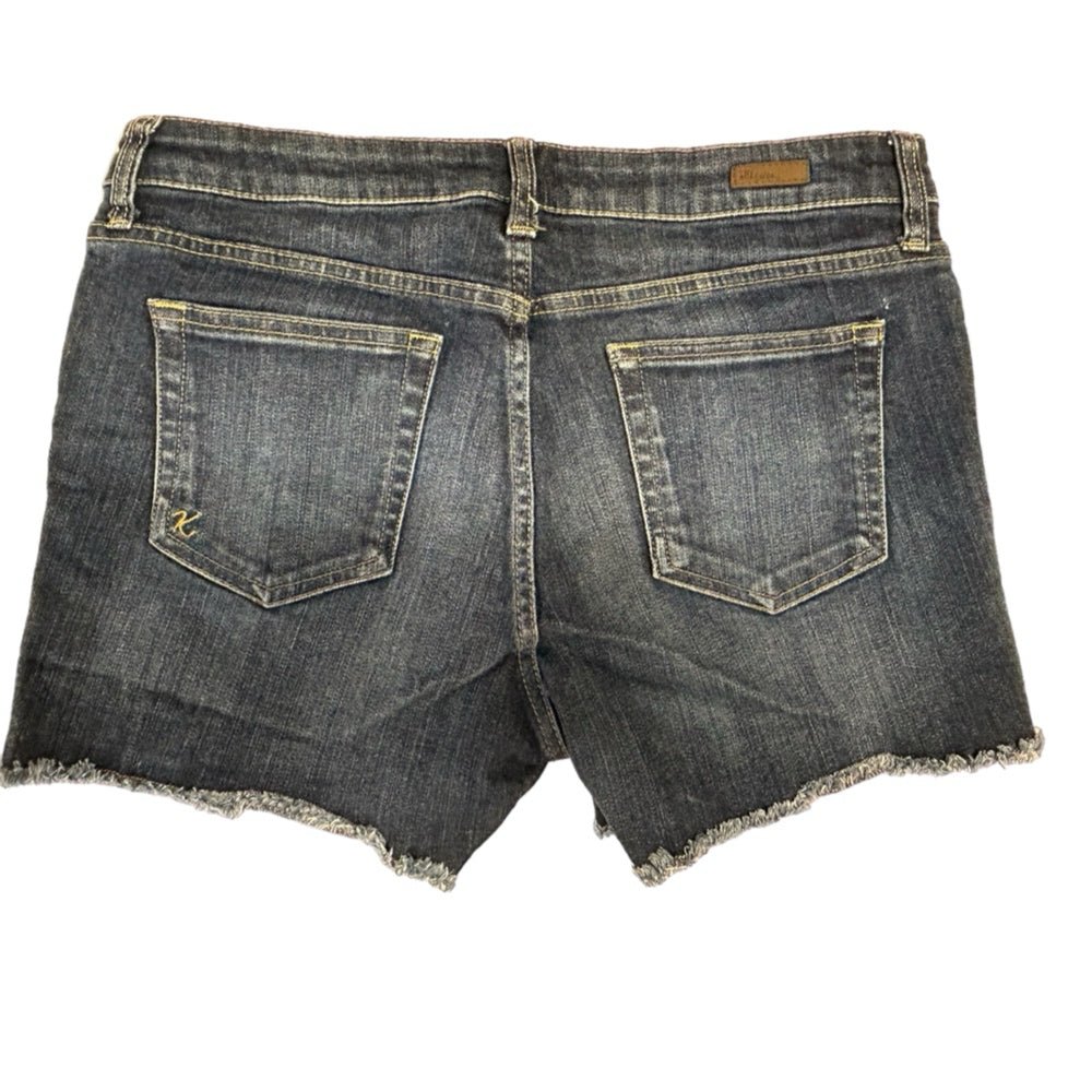 Kut from the Kloth Gidget Frey Short Cut-Off denim shorts | Finer Things Resale