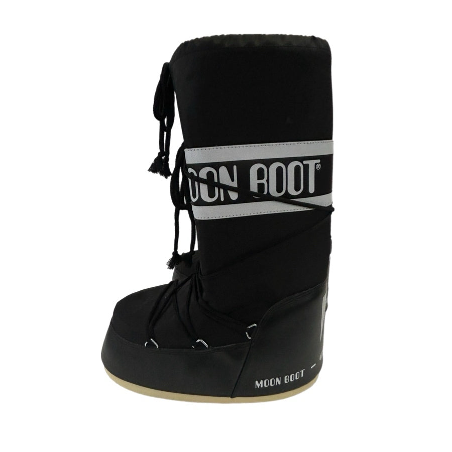 Moon Boot Icon Classic Black Winter Snow Boots W SIZE 10-11.5 | Finer Things Resale