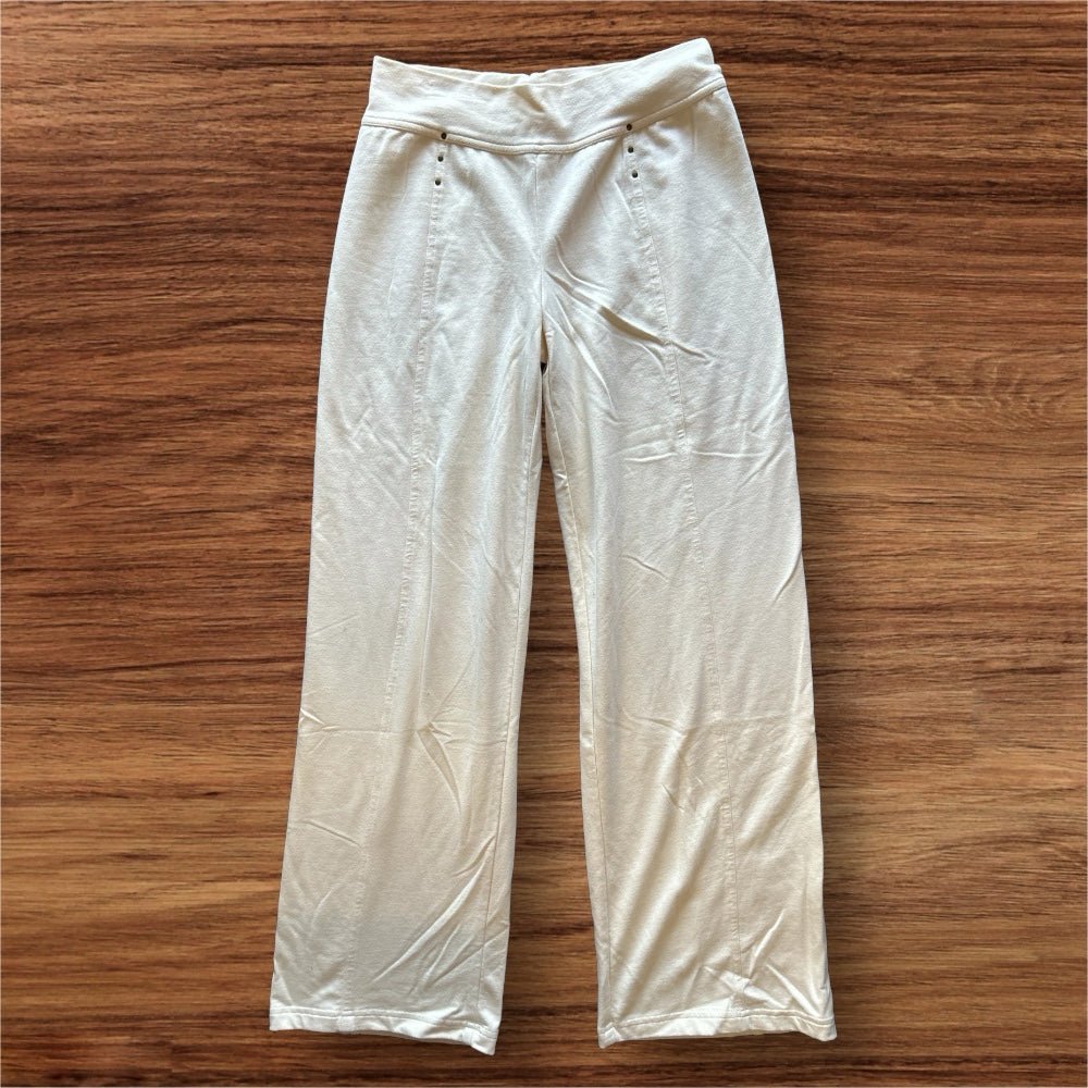Testimony Los Angeles wide leg stretch pants SIZE LARGE | Finer Things Resale