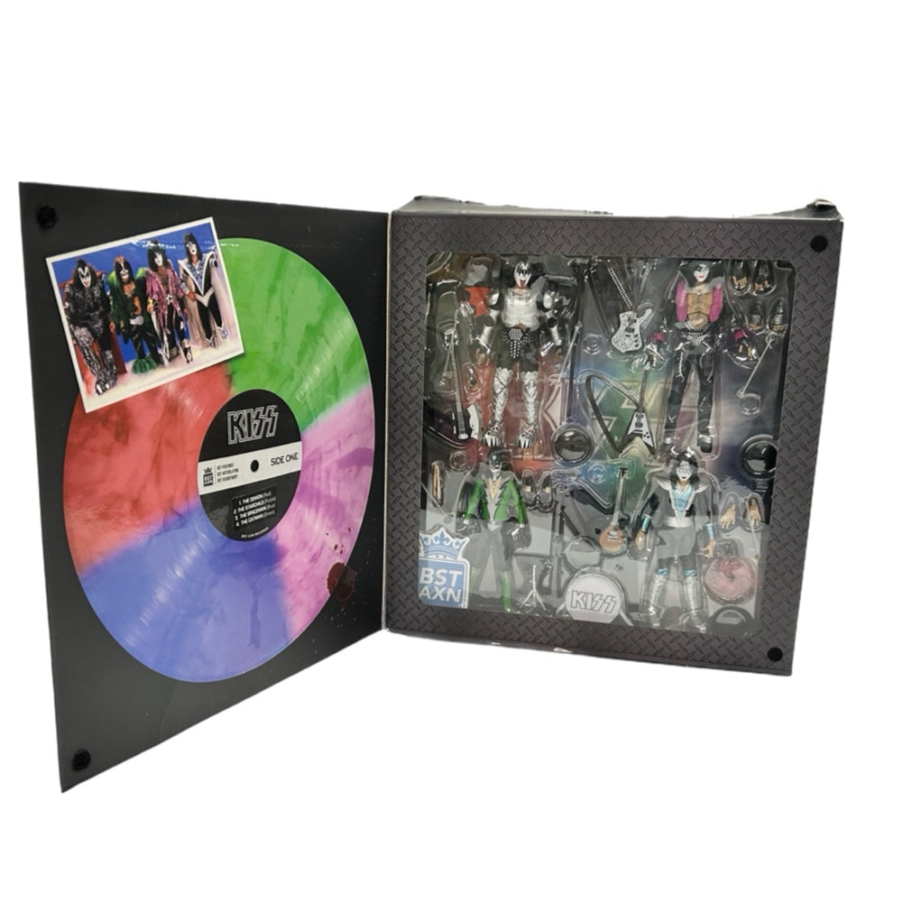 Kiss Signature Colors 4pk Action Figures BST AXN 2022 Convention Exclusive 2022