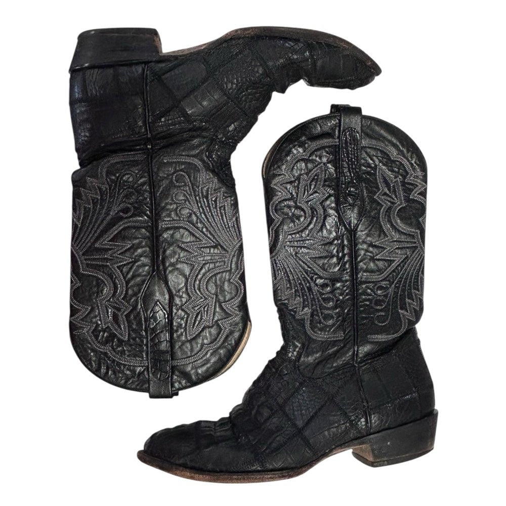 Corral Western Cowboy Alligator Boots Almond Tod MENS SIZE D 340117 | Finer Things Resale