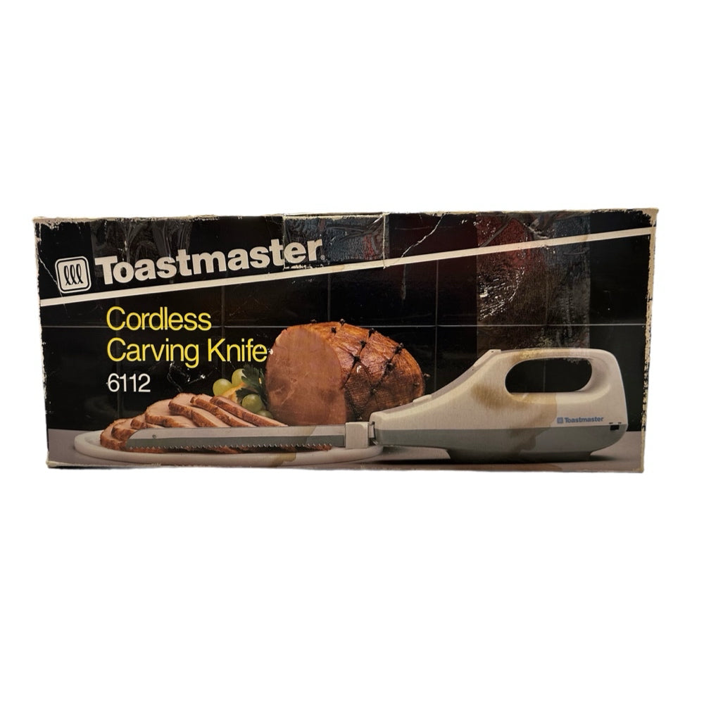 Toastmaster Cordless Carving Knife #6112 Vintage!