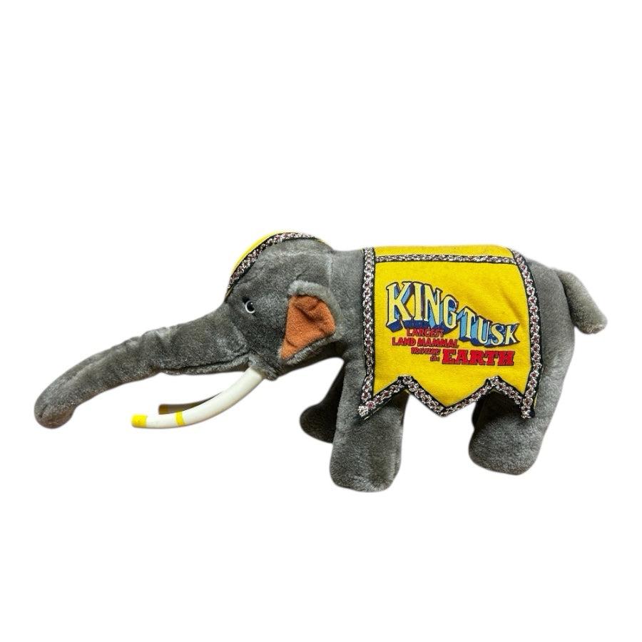 Ringling Bros Barnum & Bailey Circus Tusk the Elephant plush VINTAGE 1987 | Finer Things Resale