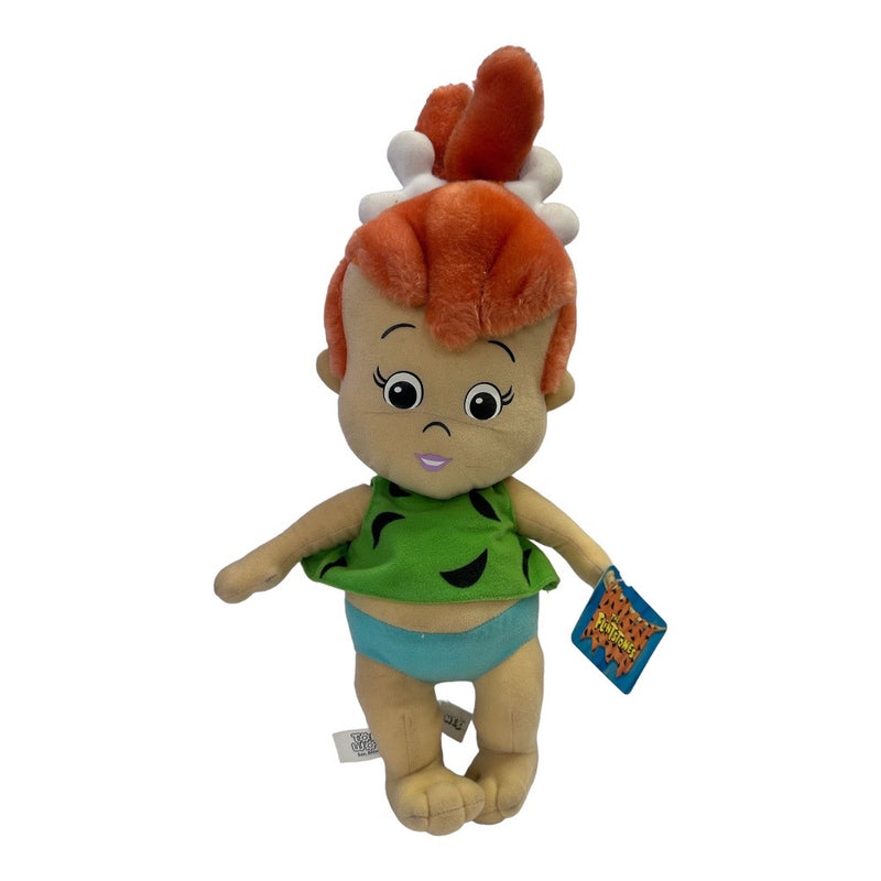 The Flintstones Pebbles & Bam Bam 13" plush stuffed Hanna Barbera VINTAGE 2002 | Finer Things Resale