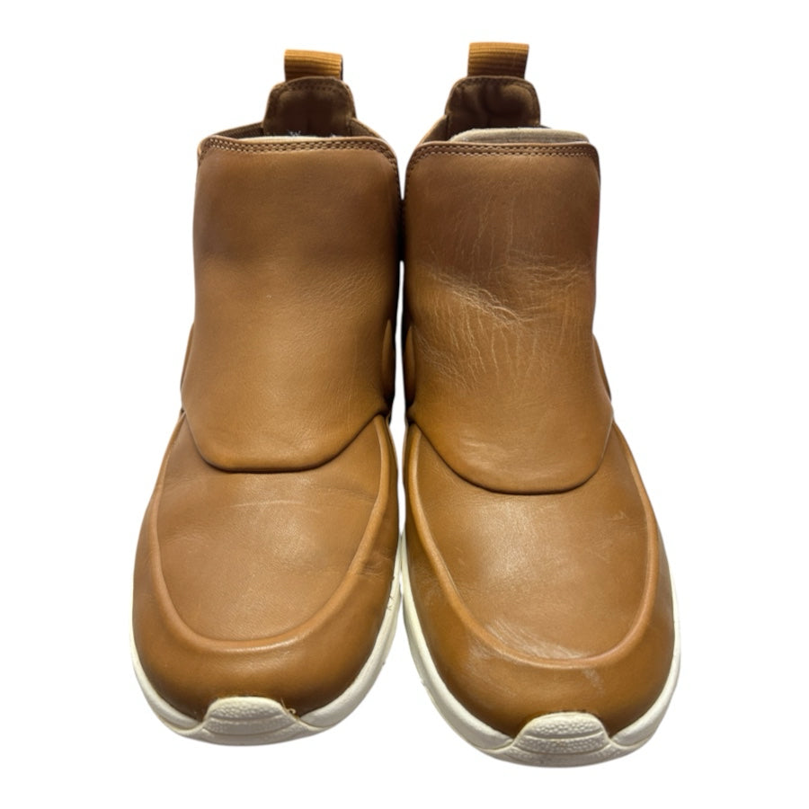 Nike Air Max Thea Mid Boots Brown Leather Chelsea Sneakers Size 8.5 859550-200