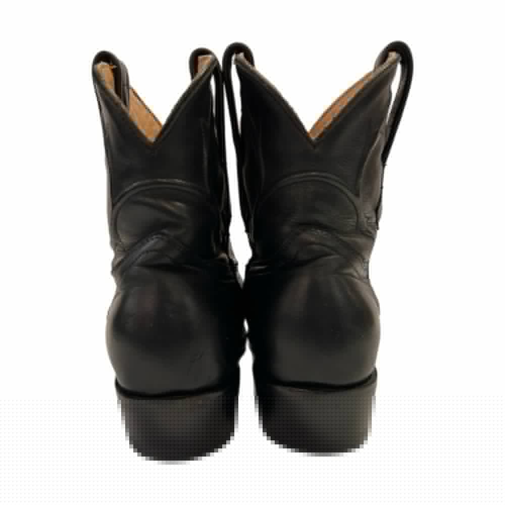 jrc & sons mid-calf leather cowboy boots size 8b