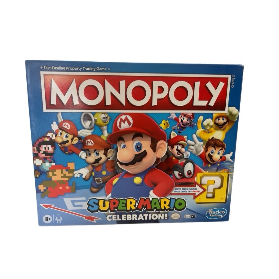 Monopoly Super Mario Celebration Edition Board Game Hasbro 2020 Nintendo NEW | Finer Things Resale