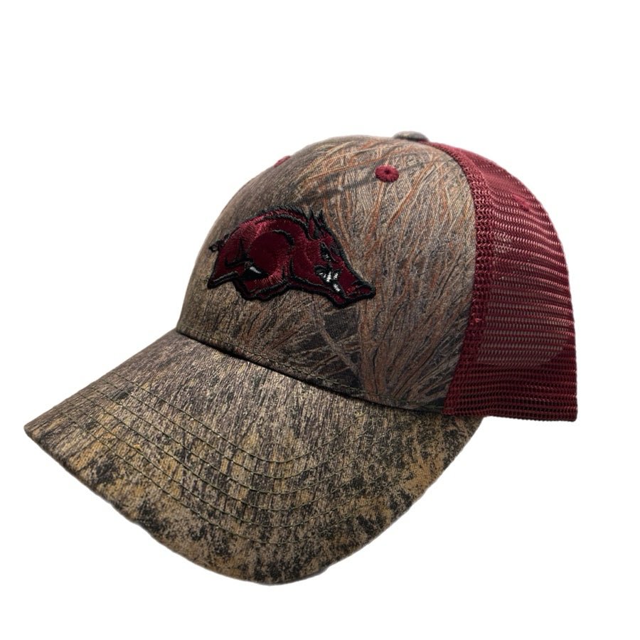 Arkansas Razorbacks NCAA Camo Truck Snap Back Hat BRAND NEW Go Hogs Go ! | Finer Things Resale