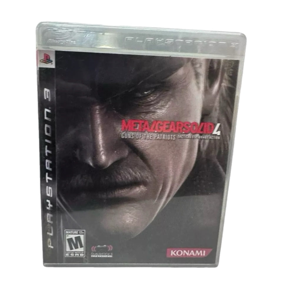 Metal Gear Solid 4: Guns of the Patriots Playstation 3 PS3 game Sony M17+ 2008