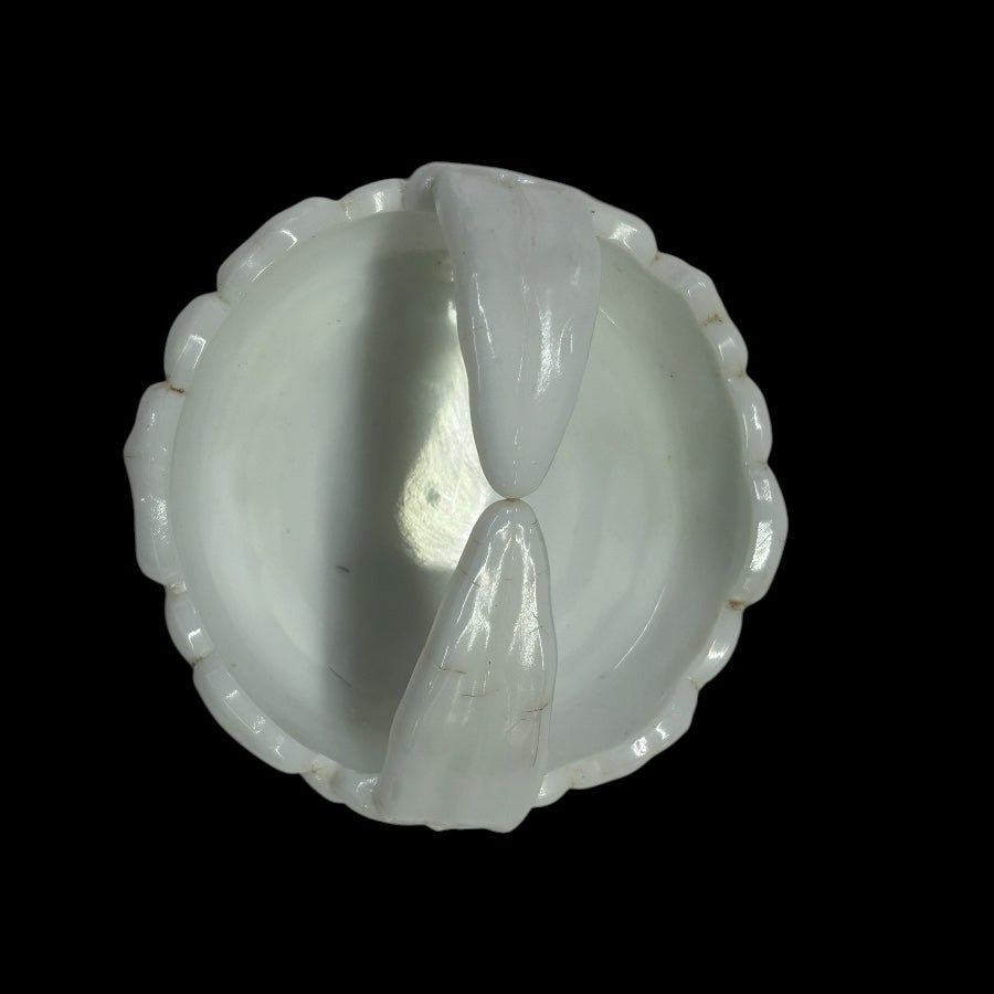 westmoreland dogwood milk glass candy dish basket