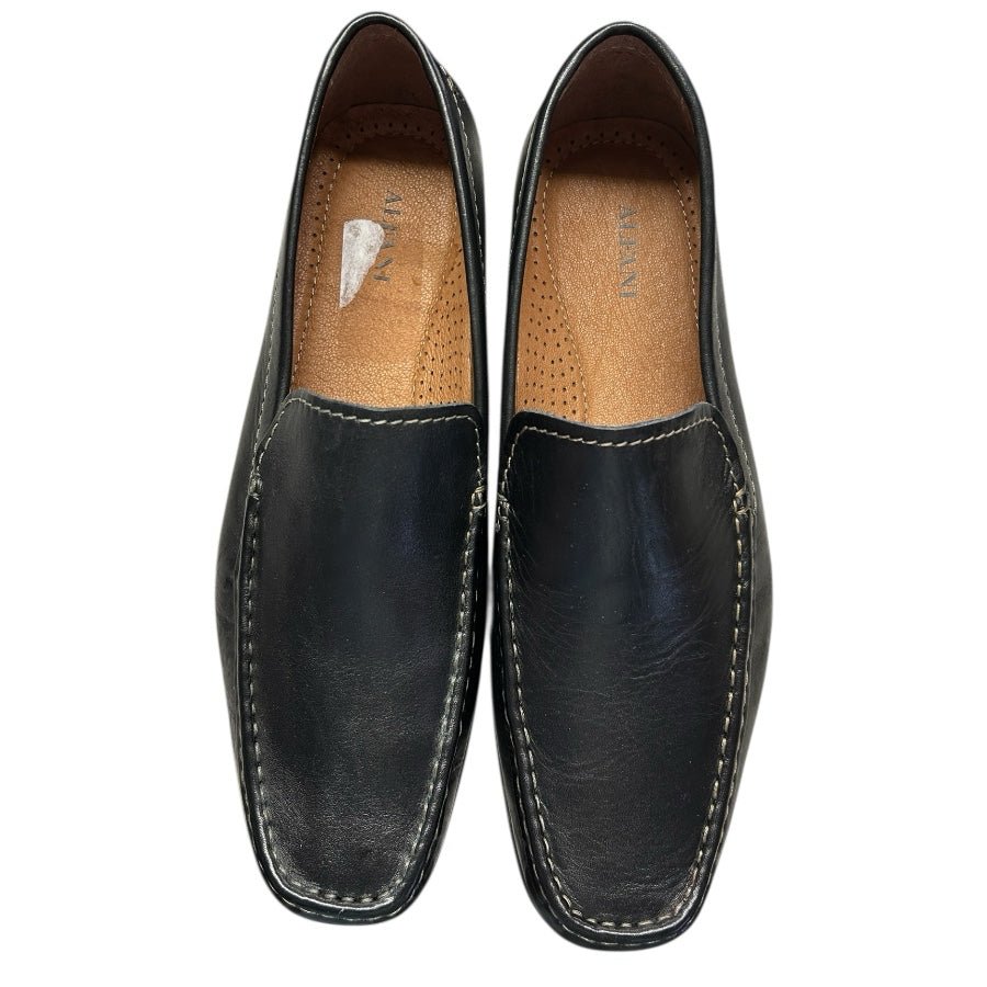 Alfani Java Black Leather Loafer Driving Shoes SIZE 12M NEW IN BOX | Finer Things Resale