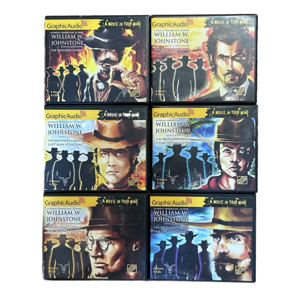 The Brothers O'Brien William W. Johnstone GraphicAudio CD Set of 1-6 | Finer Things Resale