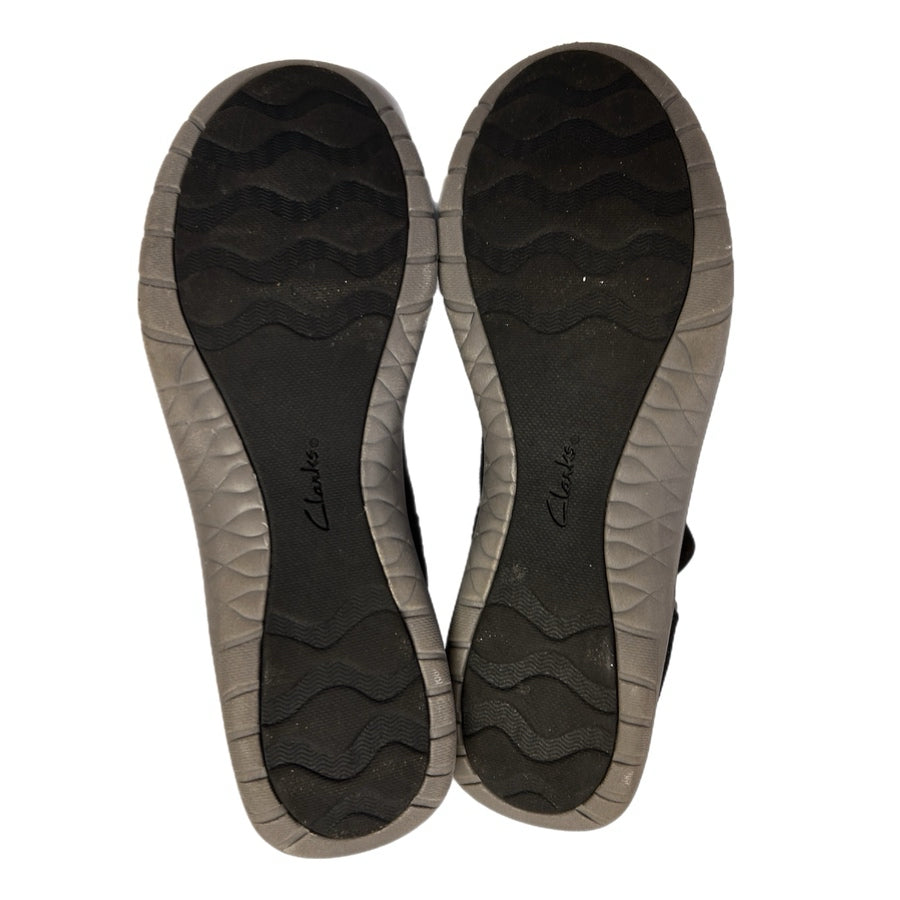 Clarks Cloudsteppers Black Comfort Ankle Slip On Boots SIZE 7.5 | Finer Things Resale