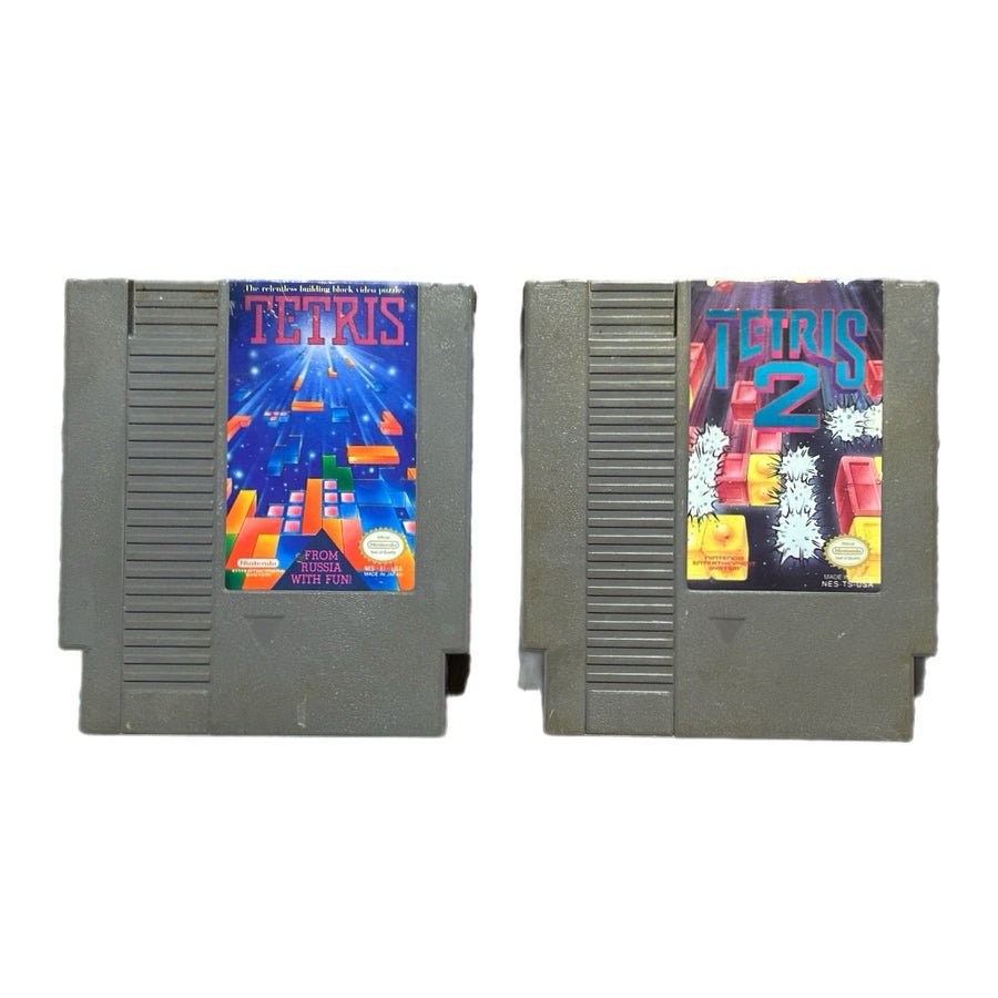 Tetris & Tetris 2 Nintendo Both Games ! NES game 1989 VINTAGE | Finer Things Resale