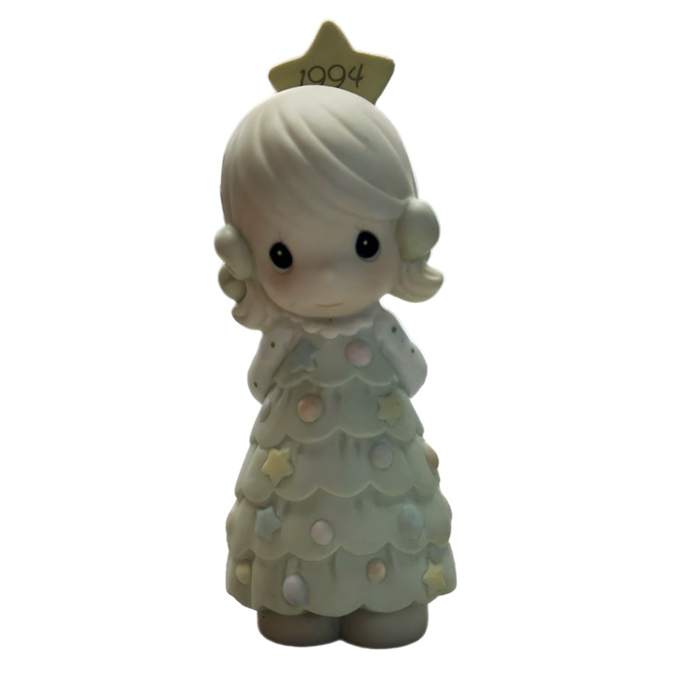 Precious Moments You're As Pretty as a Christmas Tree figurine 1994 530425 | Finer Things Resale