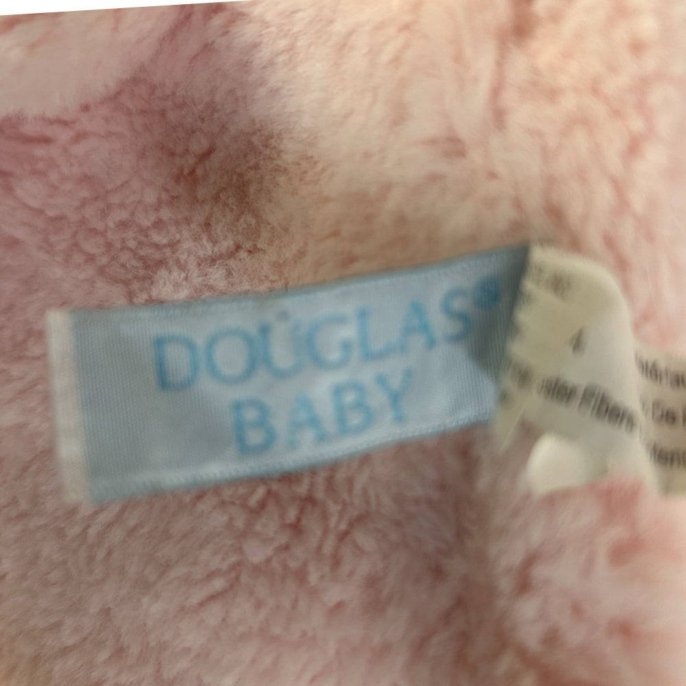 Douglas Baby Pink Bear Sshlumpie cuddle snuggly stuffed animal blanket