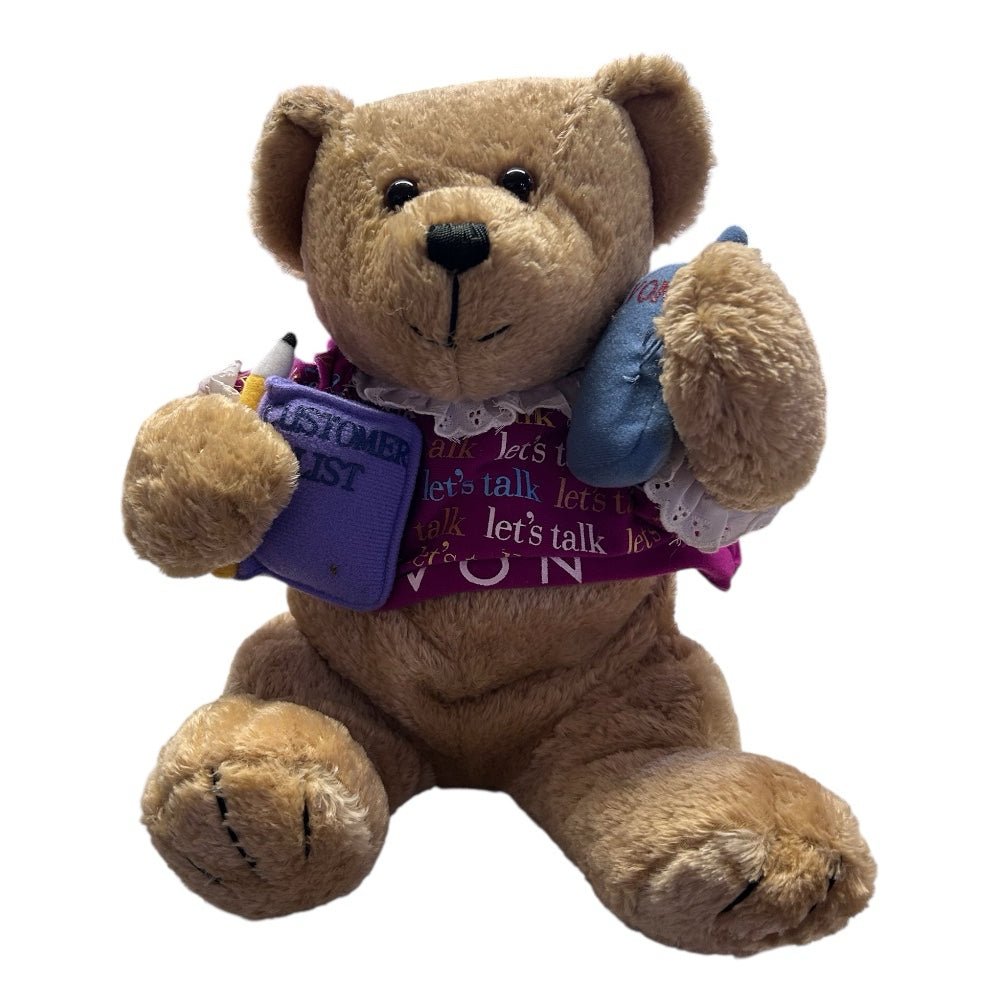 Avon Gabbgail Beary Plush Stuffed Animal Beary Beautiful Collection VINTAGE 1990 | Finer Things Resale