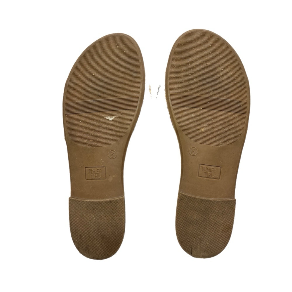 Time & True slide sandals SIZE 8