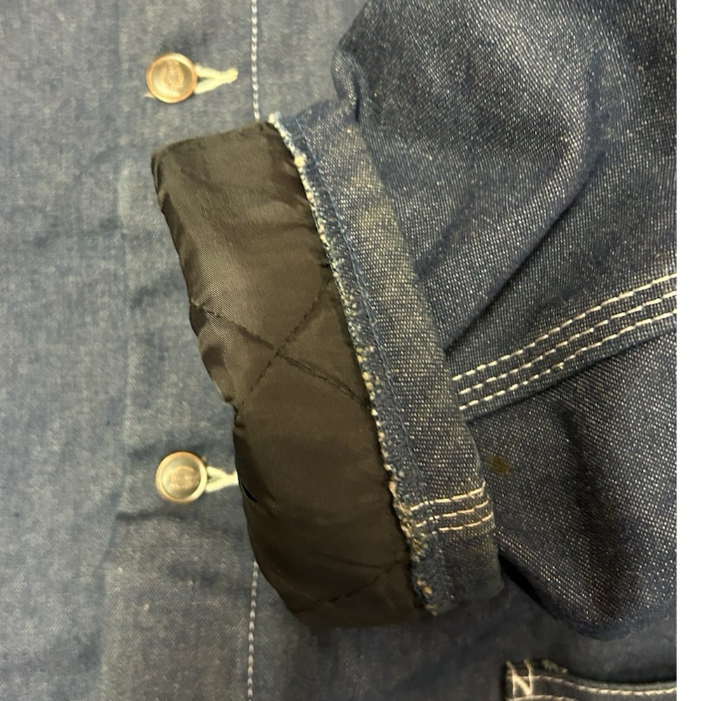 Dickies Denim Blanket Lined Chore Work Trucket Jacket Coat XXX-LARGE VINTAGE 90s | Finer Things Resale
