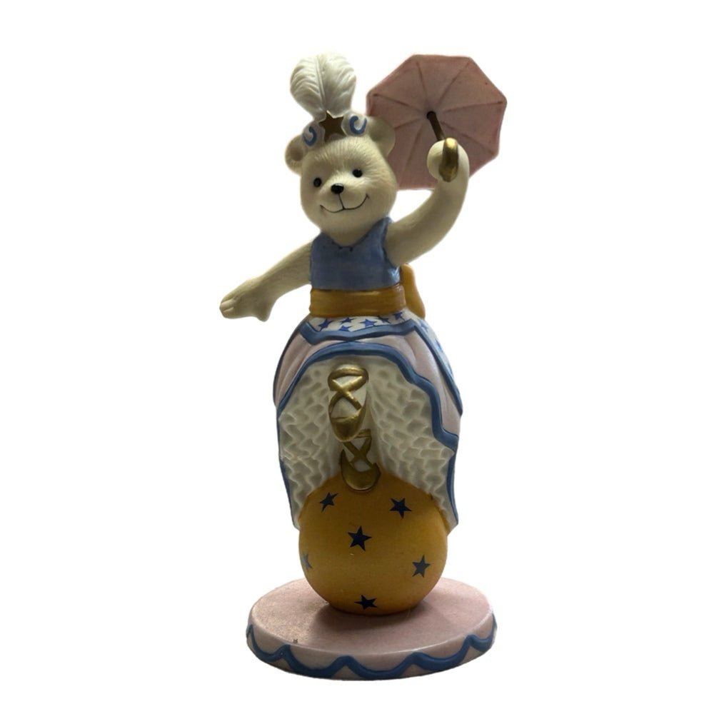 Avon Magnificent Circus Bears Bettina Ballerina porcelain figure VINTAGE 1993! | Finer Things Resale