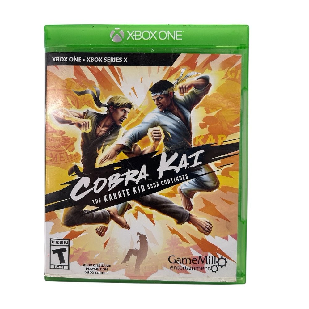 Cobra Kai: The Karate Kid Continues XBOX One Game Microsoft 2020 GameMill Teen | Finer Things Resale