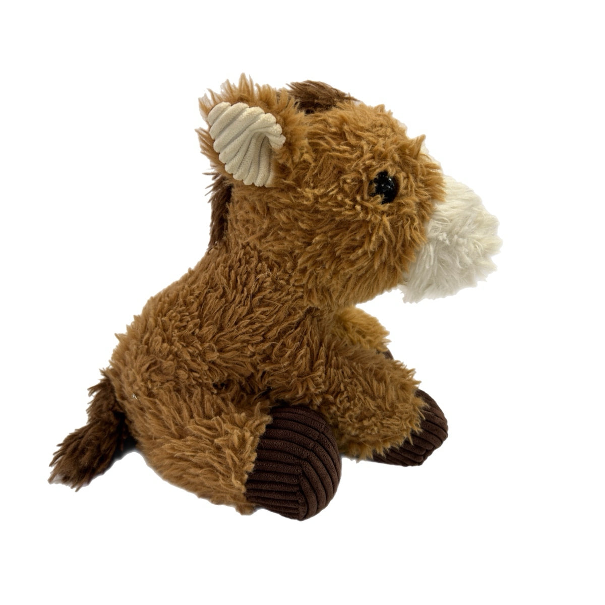 Fiesta Scruffy Brown Sitting Horse stuffed animal plush