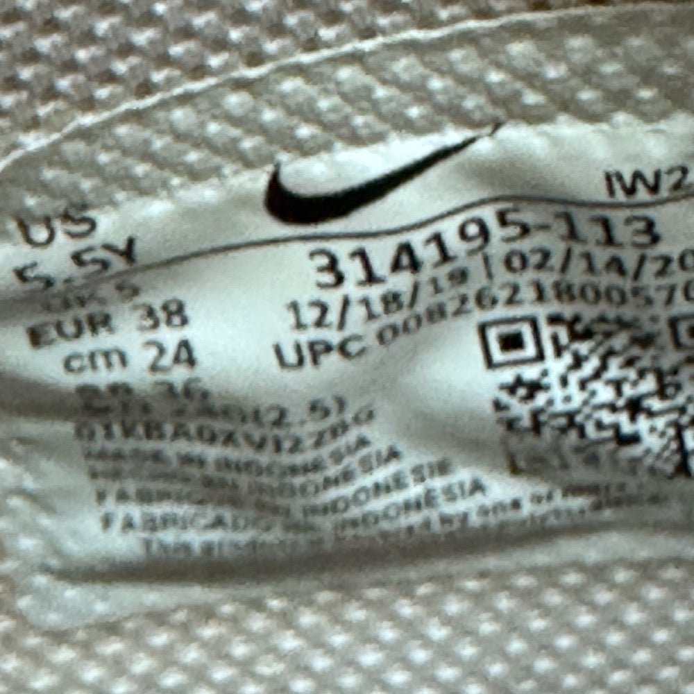 Nike Air Force 1 Mid Triple White Sneakers Shoes YOUTH SIZE 5.5 314195-113 | Finer Things Resale