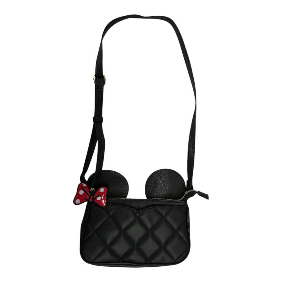 Disney DANI by Danielle Nicole Micky Mouse Ear Crossbody Faux Leather Bag Purse | Finer Things Resale