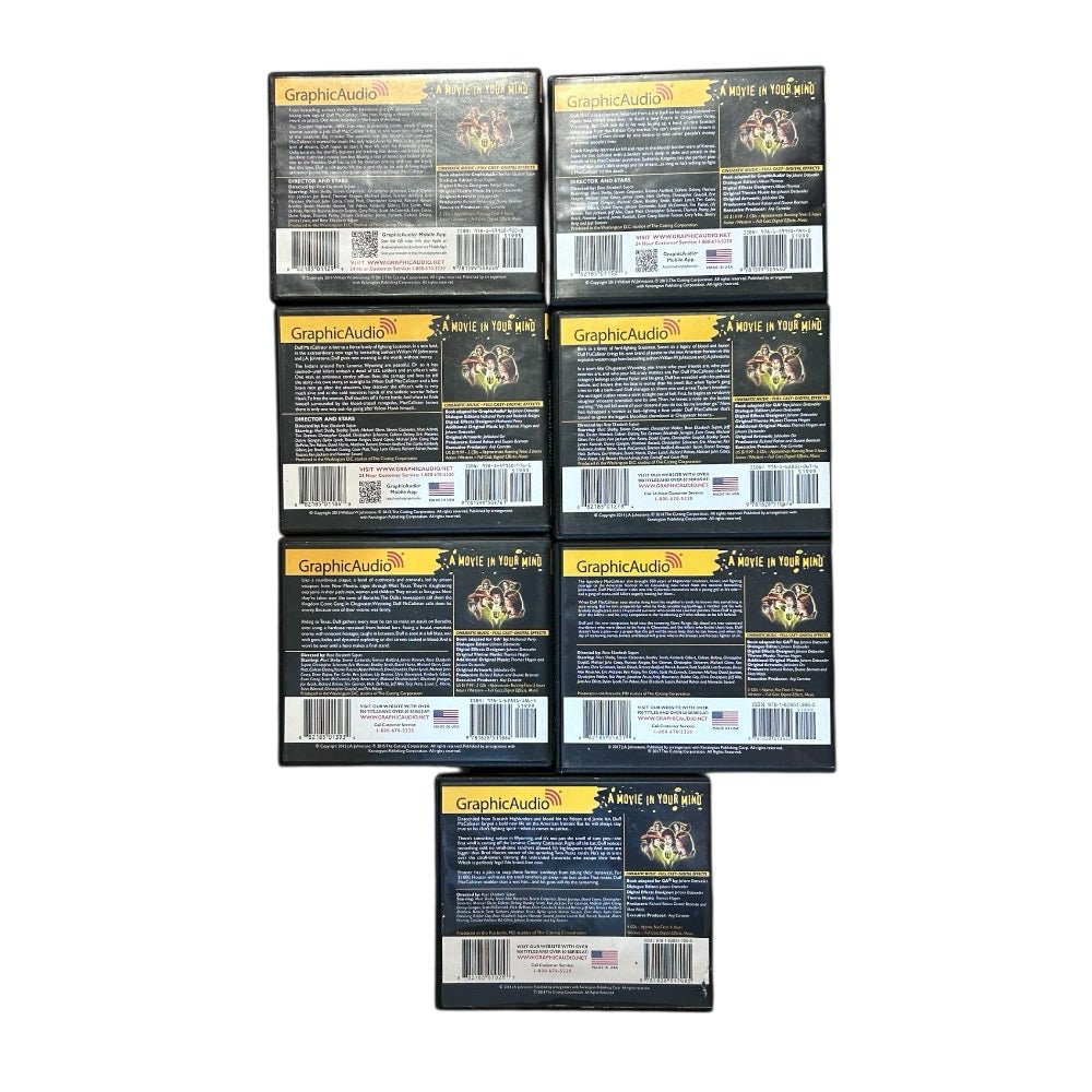 MacCallister Series William W Johnstone GraphicAudio CD Volumes 1,2,3,4,5,7,8 | Finer Things Resale