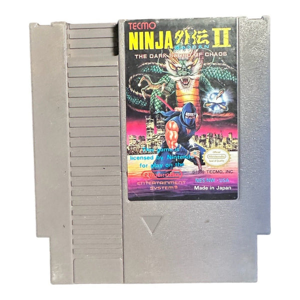 Ninja Gaiden II 2: The Dark Sword of Chaos game Nintendo NES Tecmo 1990 Japan | Finer Things Resale