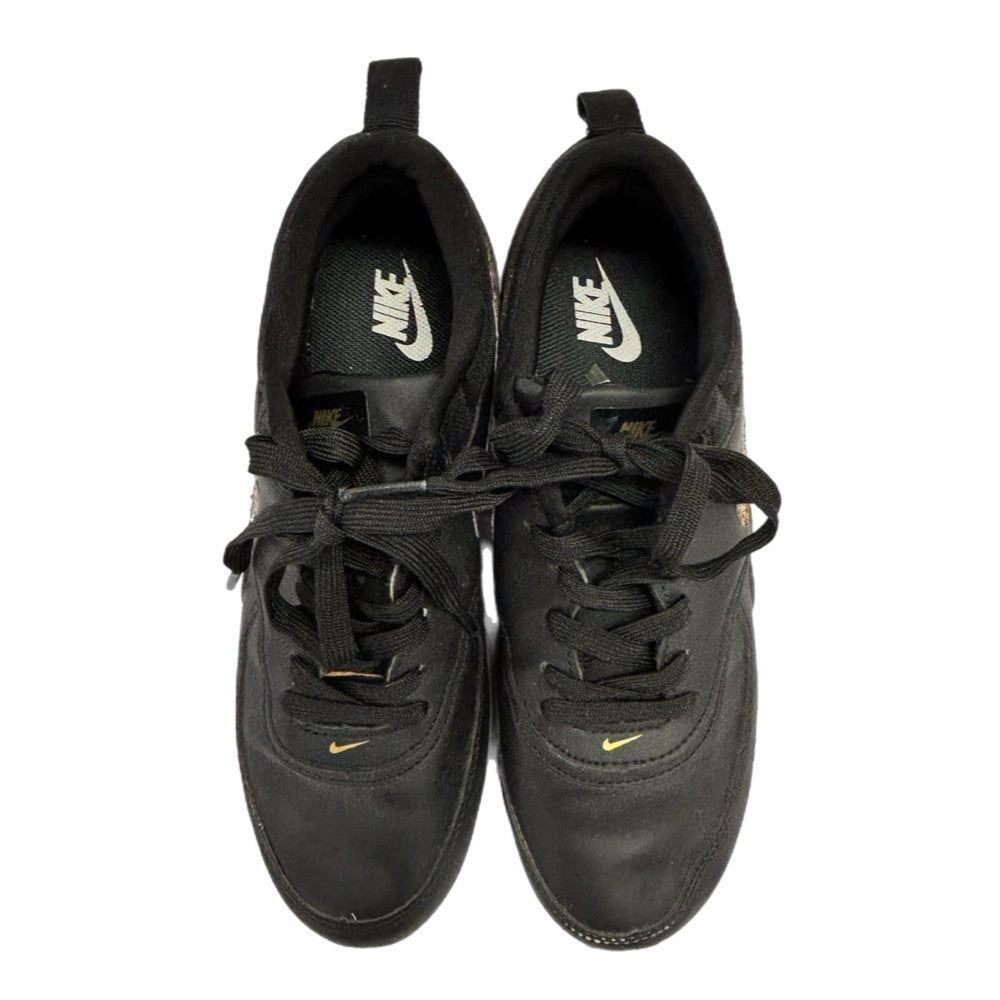 Nike Air Max Thea Sneakers Gold Glitter Swoosh SIZE 8