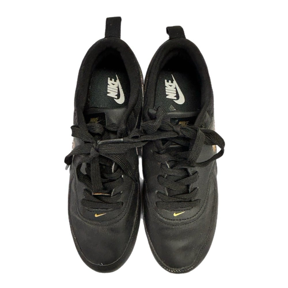 Nike Air Max Thea Sneakers Gold Glitter Swoosh SIZE 8 | Finer Things Resale