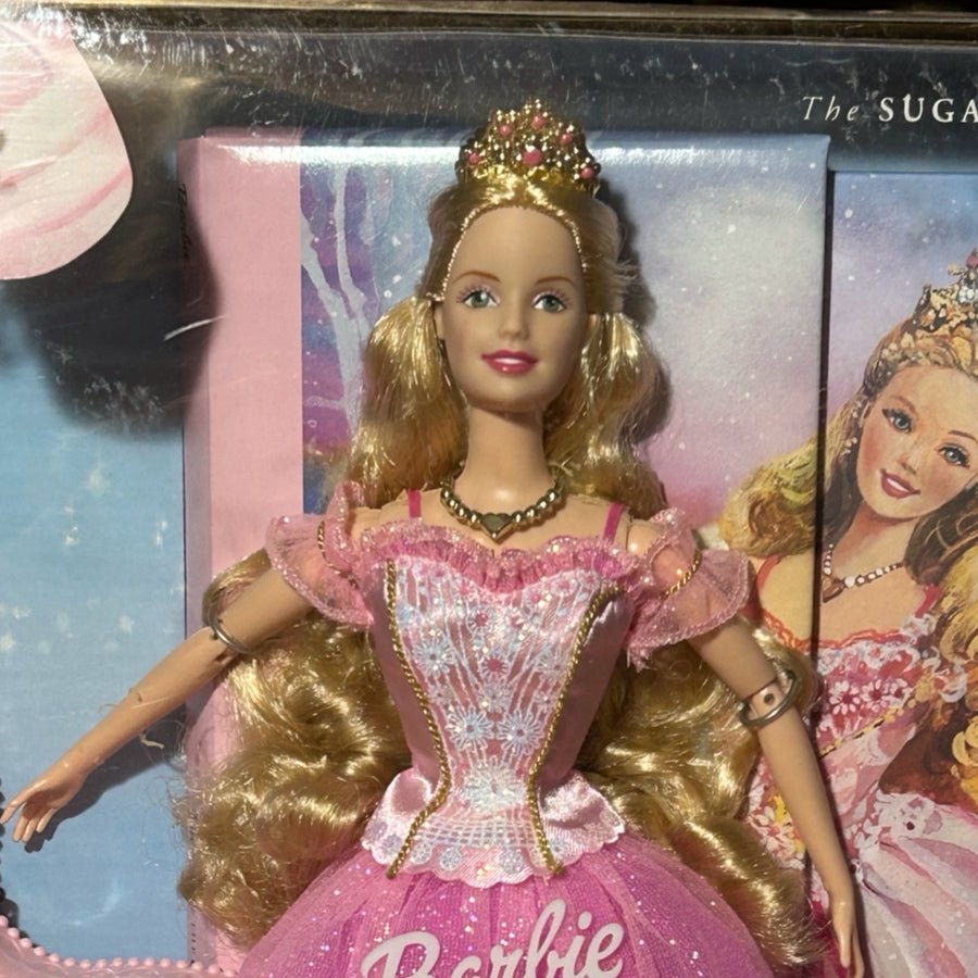 2001 Barbie Nutcracker Sugarplum Princess Doll & Book Mattel 50791 NEW! NRFB | Finer Things Resale