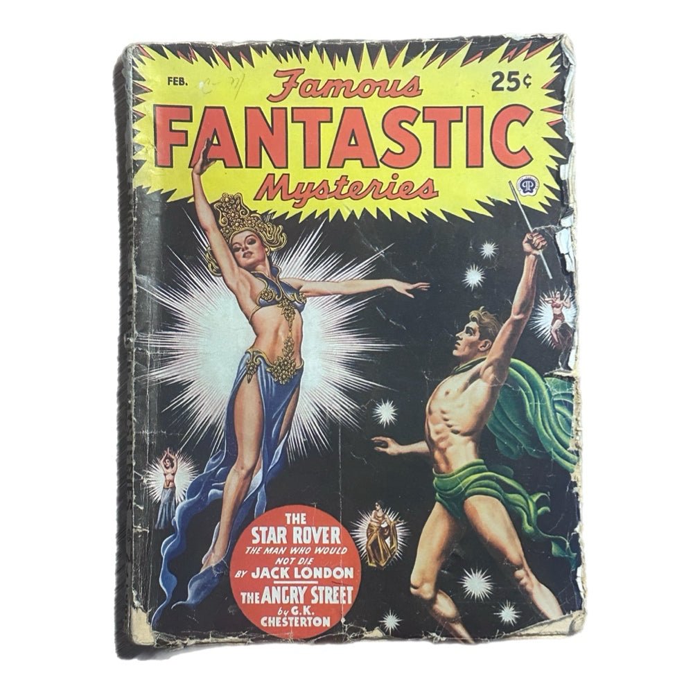 Famous Fantastic Mysteries Magazine The Star Rover February 1947 VINTAGE Mystery | Finer Things Resale