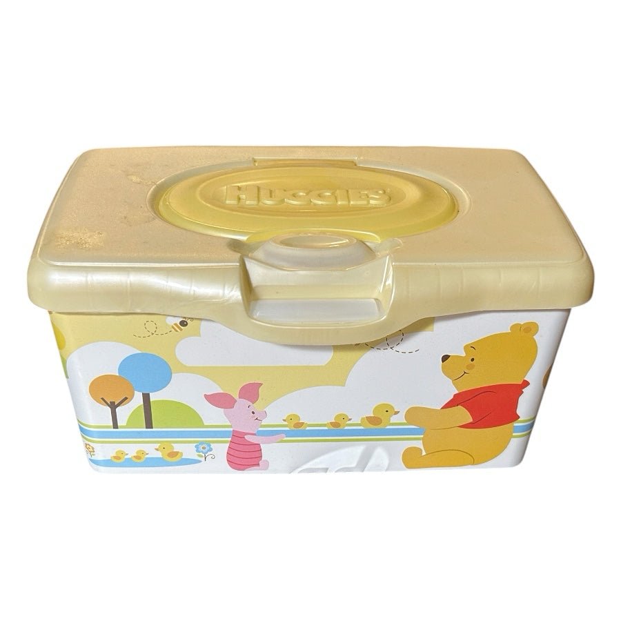Huggies Disney Winnie the Pooh Baby Wipes EMPTY container Pooh Piglet 2014 | Finer Things Resale