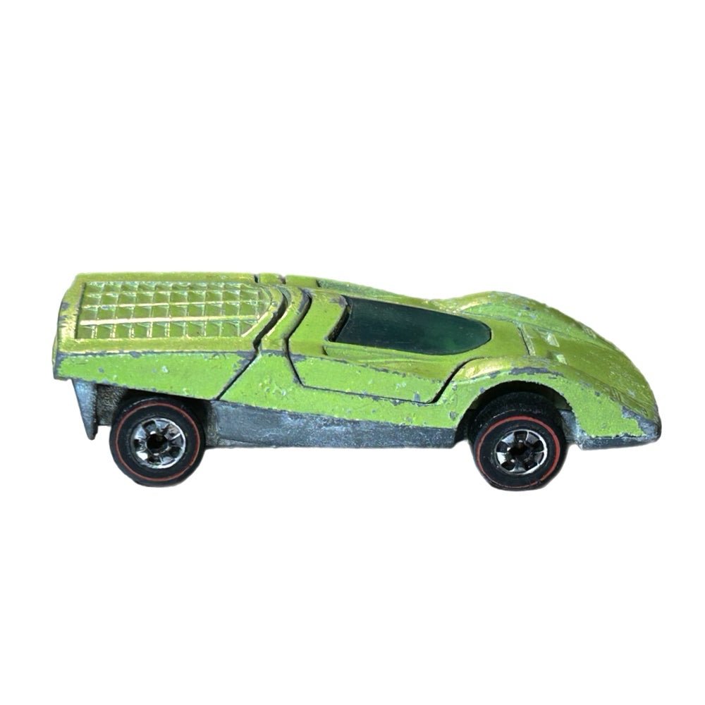 Hot Wheels Ferrari 512S Green Redline 1970 Diecast Car Hong Kong Mattel VINTAGE | Finer Things Resale